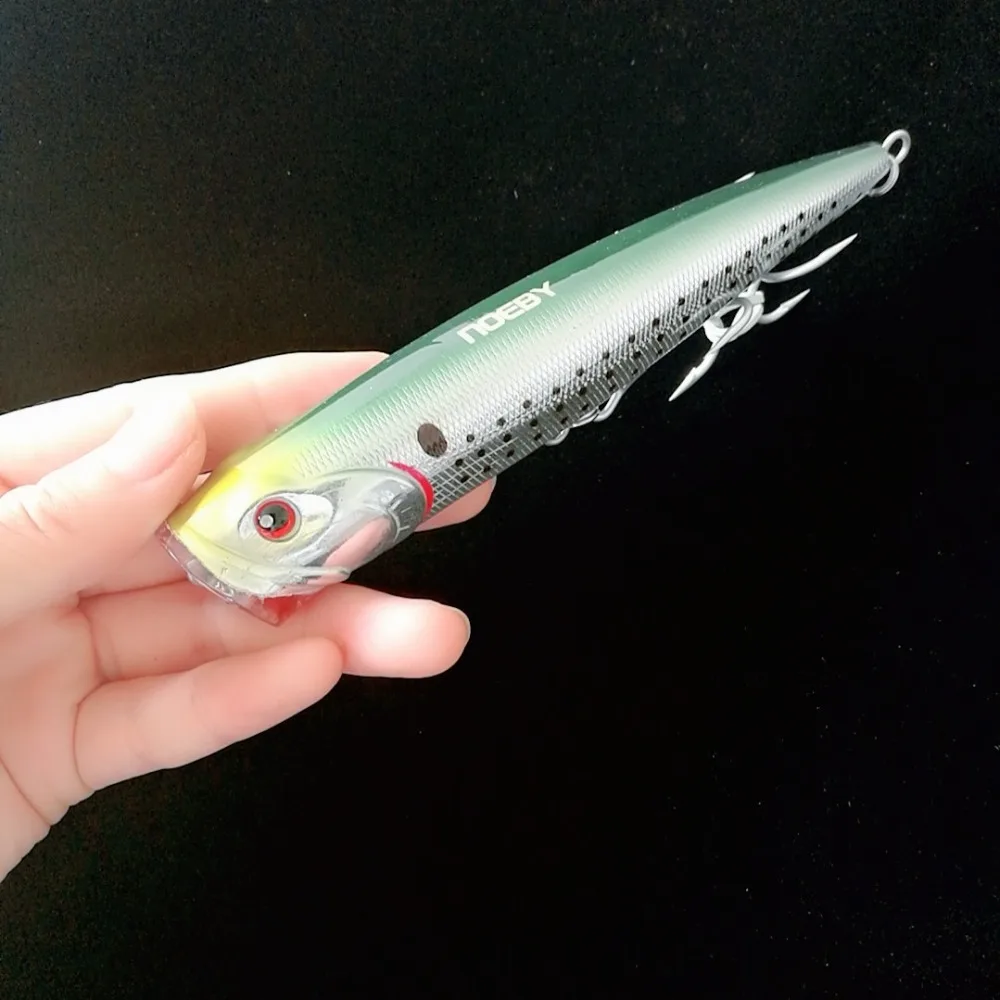 Noeby 1pc big game popper lure topwater surface lures deep sea fishing