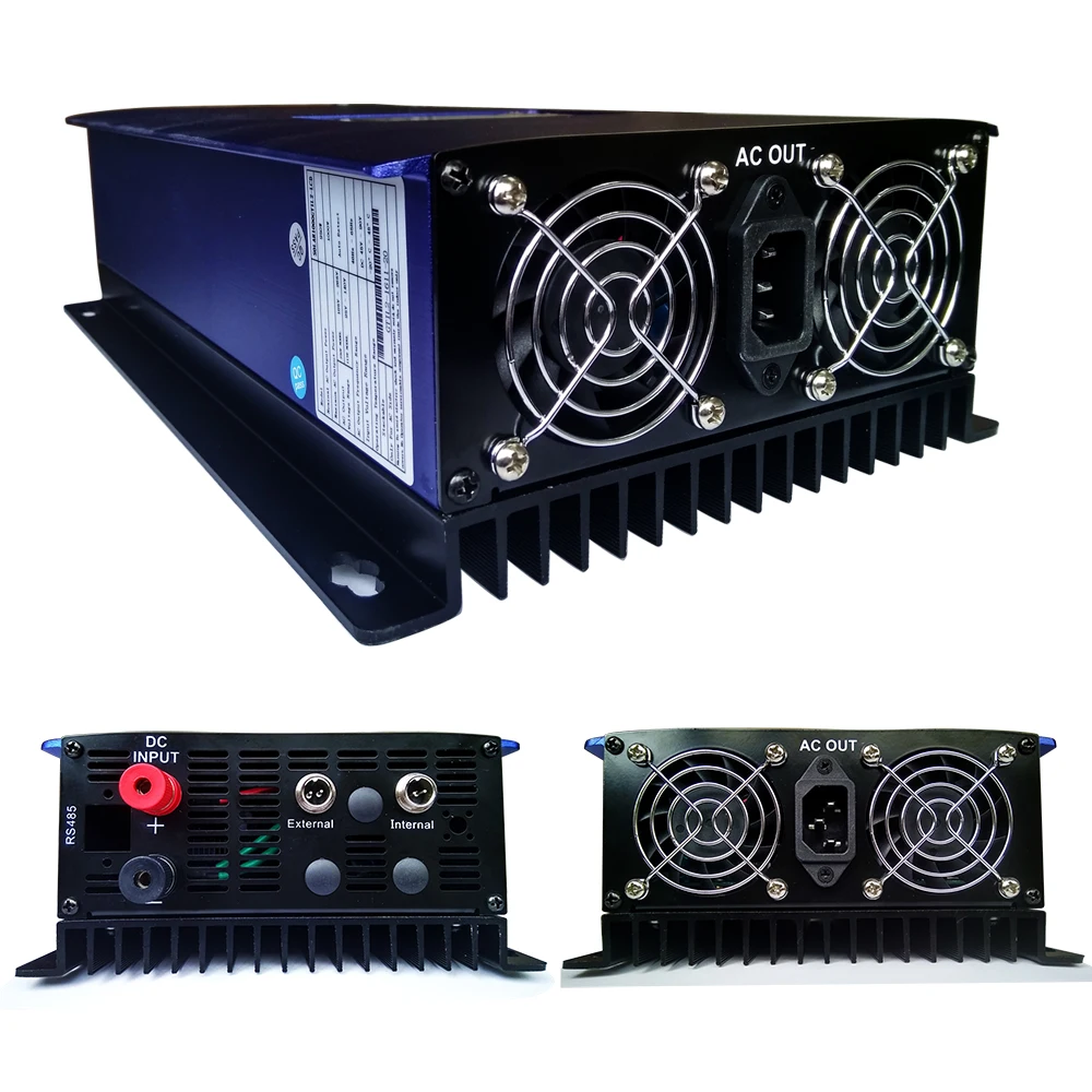 

MAYLAR 2000W Pure Sine Wave Solar Grid Tie Power Inverter With Limiter Sensor MPPT Function DC 45-90V AC 220V