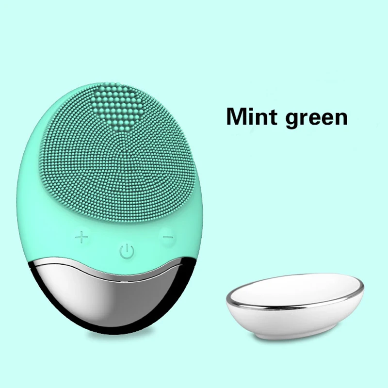 Online TINTON LEBENSDAUER USB Basis Ladung Tiefe Reinigung Gesicht Elektrische Gesicht Reiniger entfernen Make up Rückstände Trockenen Und Nassen Gesicht reinigung Pinsel