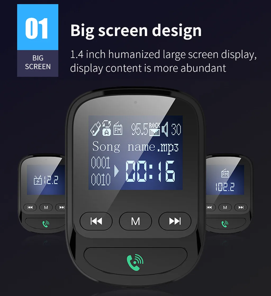 Лучший бренд Ретро дизайн Bluetooth стерео автомобильный комплект MP3-плеер fm-передатчик Hands free USB зарядное устройство автомобильные аксессуары