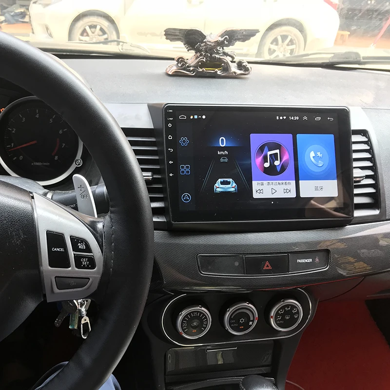 Best 10" 4G RAM 2.5D IPS 8 CORE Android 9.1 Car DVD Multimedia Player GPS for Mitsubishi Lancer 2008 2009 - 2016 car radio navigation 4