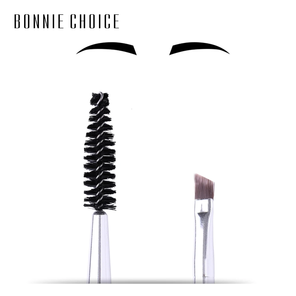 Bonnie Choice кисти для макияжа для бровей, спиральная расческа, Кисть для макияжа бровей, кисти для растушевки глаз