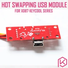 XD intercambio en caliente módulo USB dip usb mini prot para keycool 71 84 87 104 rgb 108 usb bus USB para xd87