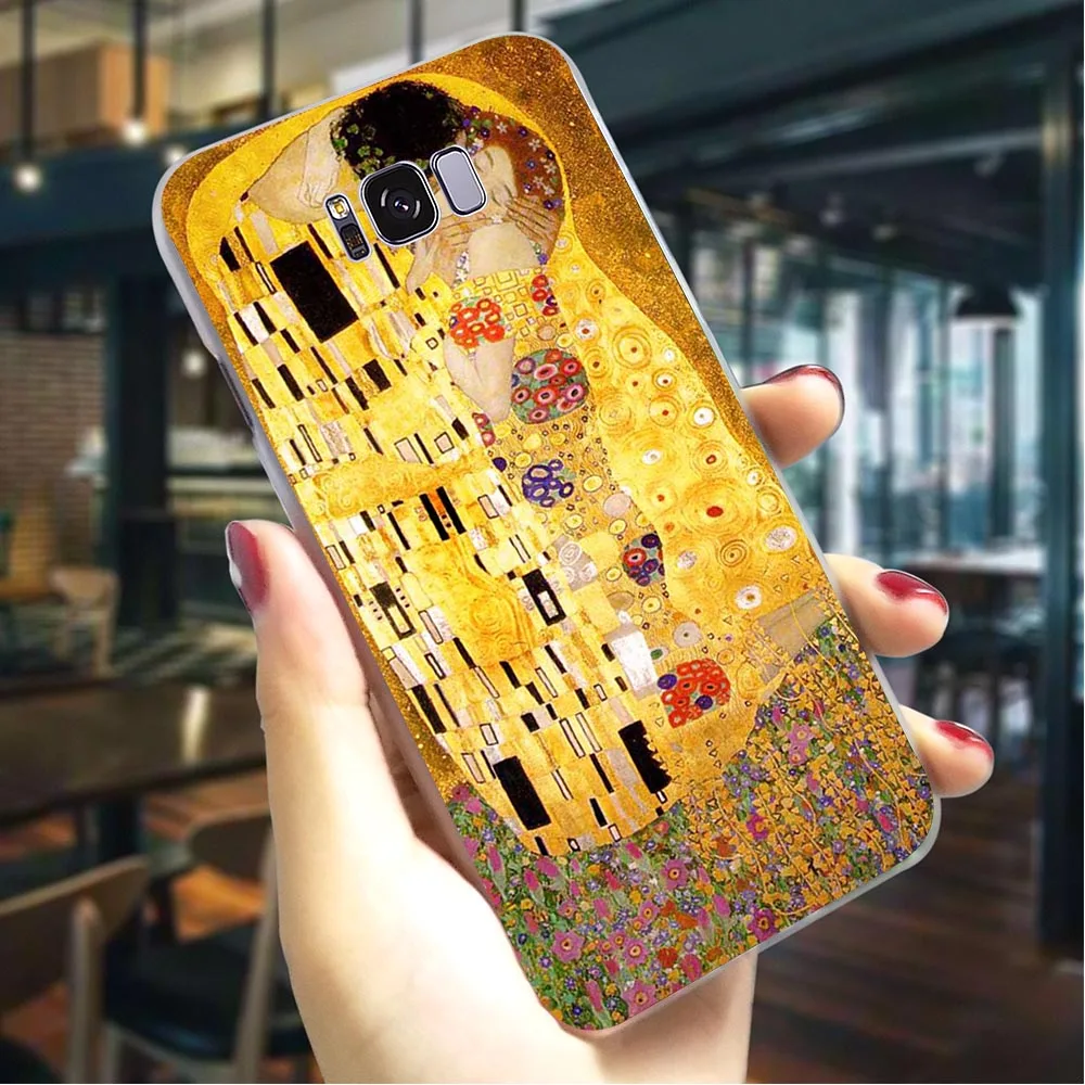 

Hard Case for Galaxy A3 2015 Kiss by Gustav Klimt Cover for Samsung A5 Cases A6 Plus A7 A8 A9 A10 A20 A30 A40 A50 A70 Back