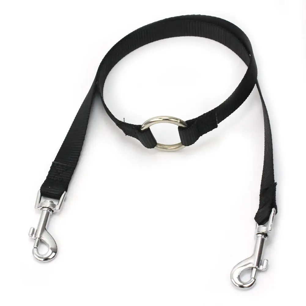 Buy Black Pet Coupler Leash Lead Duplex 2 Way Dual