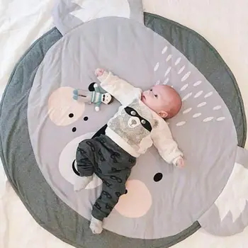 

Cute Cartoon Baby Crawling Pad Round Shape Child Play Game Mat Children Developing Carpet Toys Playmats