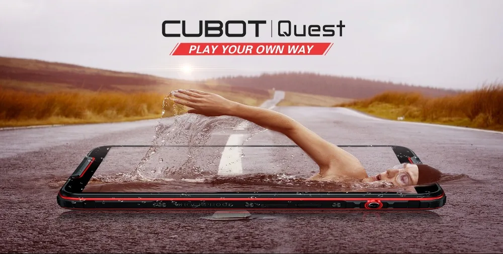 Cubot Quest IP68 водонепроницаемый пылезащитный Мобильный телефон MT6762 Octa Core Andriod 9,0 4 Гб ram 64 Гб rom NFC Смартфон 4000 мАч