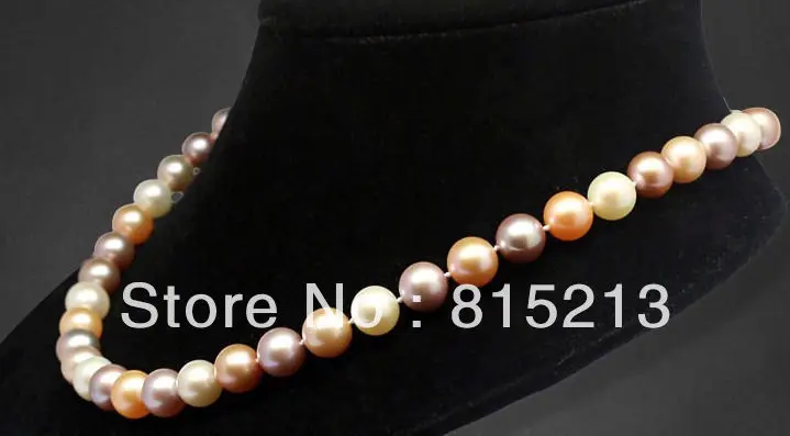 

ddh001570 HUGE 18"10-11MM NATURAL SOUTH SEA GENUINE GOLD PINK PERFECT PEARL NECKLACE 14KGP 28% Discount