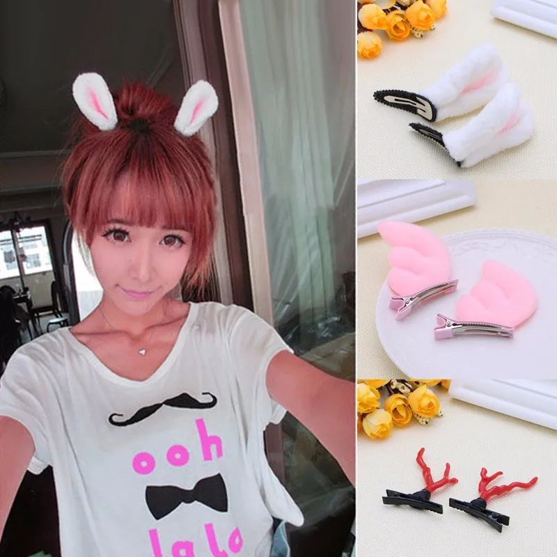 

Women Girl Kid Christmas Deer Antlers Costume Ear Party Hair Head Band Prop
