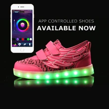 APP control LED font b Shoes b font font b kid b font font b Light