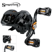 Sougayilang Рыболовная катушка baitcasing 12+ 1BB 6,3: 1 левая/правая рука Передняя спиннинговая катушка для литья Рыболовная катушка отслеживание