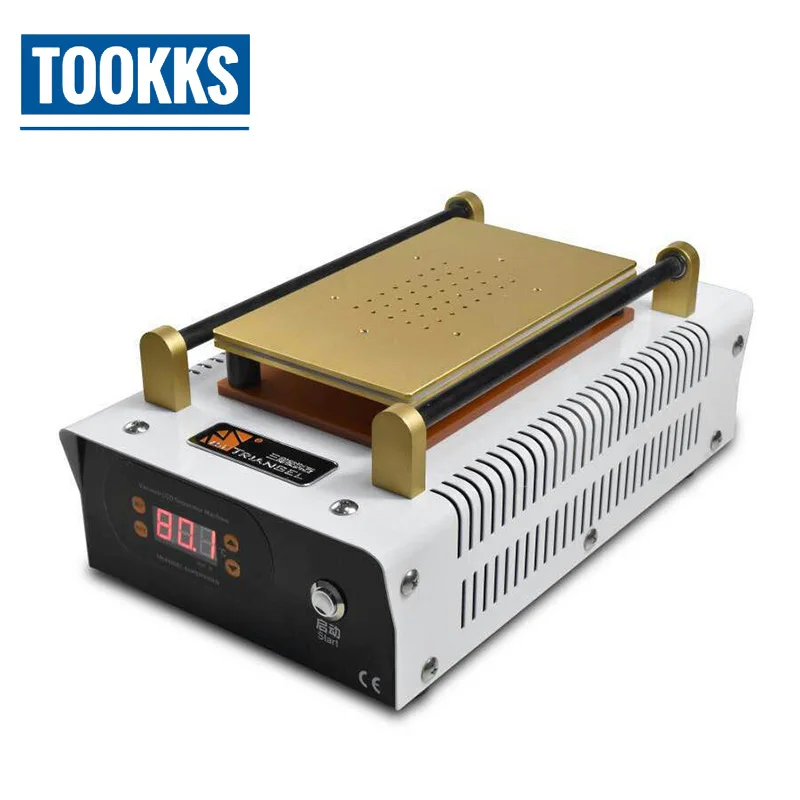 Цена 7 дюймов Электрический ЖК дисплей Экран сепаратор Встроенный вакуумный насос Экран Разделение Нержавеющая сталь горячая пластина для ремо...