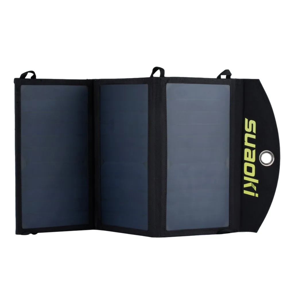 

20W Solar Panel Charger HIgh efficiency Suaoki Portable solar battery China solar panel Dual USB output Easycarry solar cells
