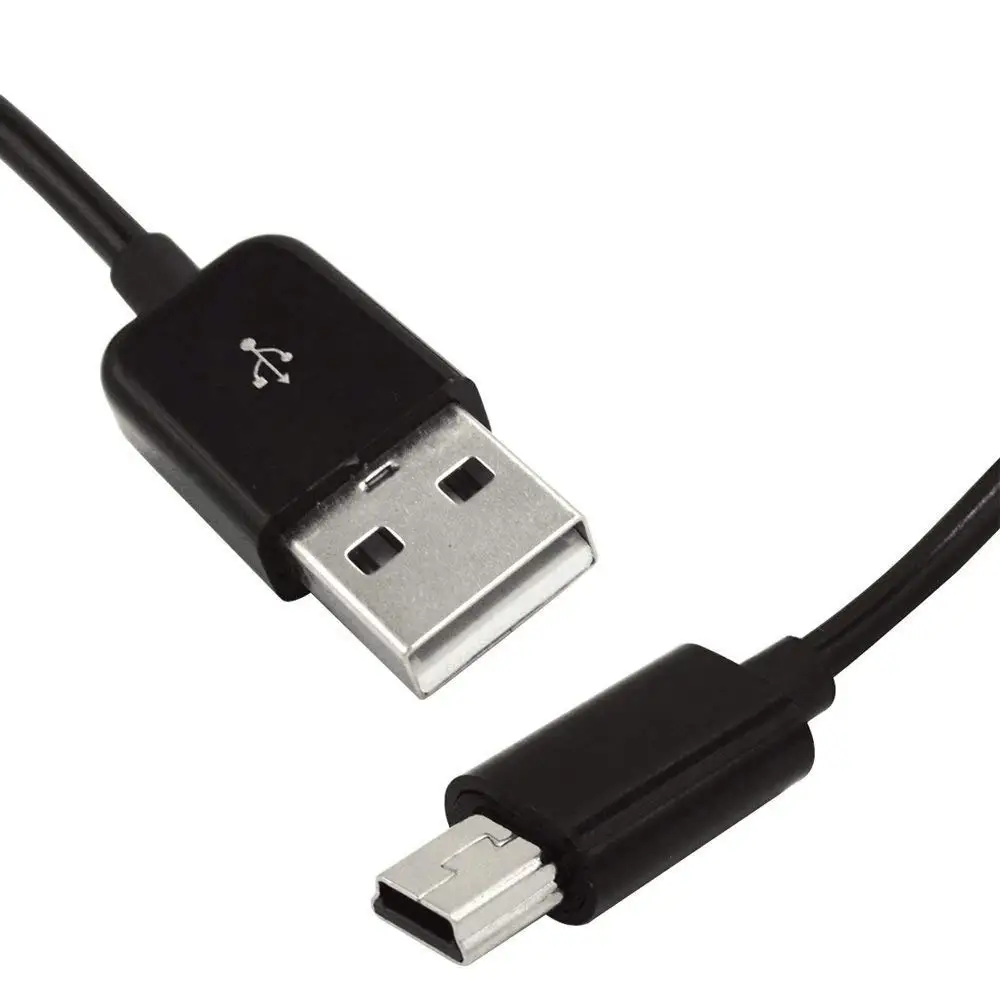 3 фута спиральный мини-usb 2,0 кабель типа A для Mini B USB кабель с переходником для зарядного устройства пружинный зарядный кабель передачи данных