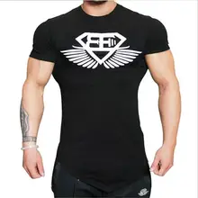 2016 Muscle Brothers Gymshark Men’s T-shirt Slim Thin Modal Summer T Shirt Brand Fitness Bodybuilding Stringer