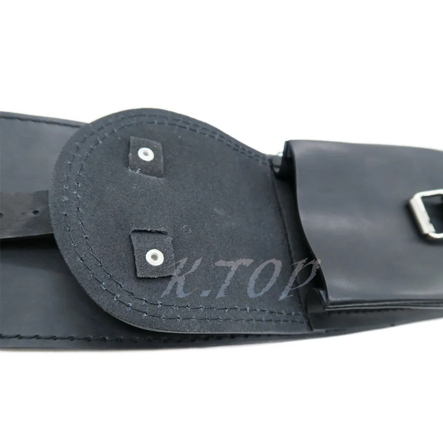 Черная искусственная кожа 4,5 галлонов крышка бака сумка для панели для Harley Sportster XL883 1200