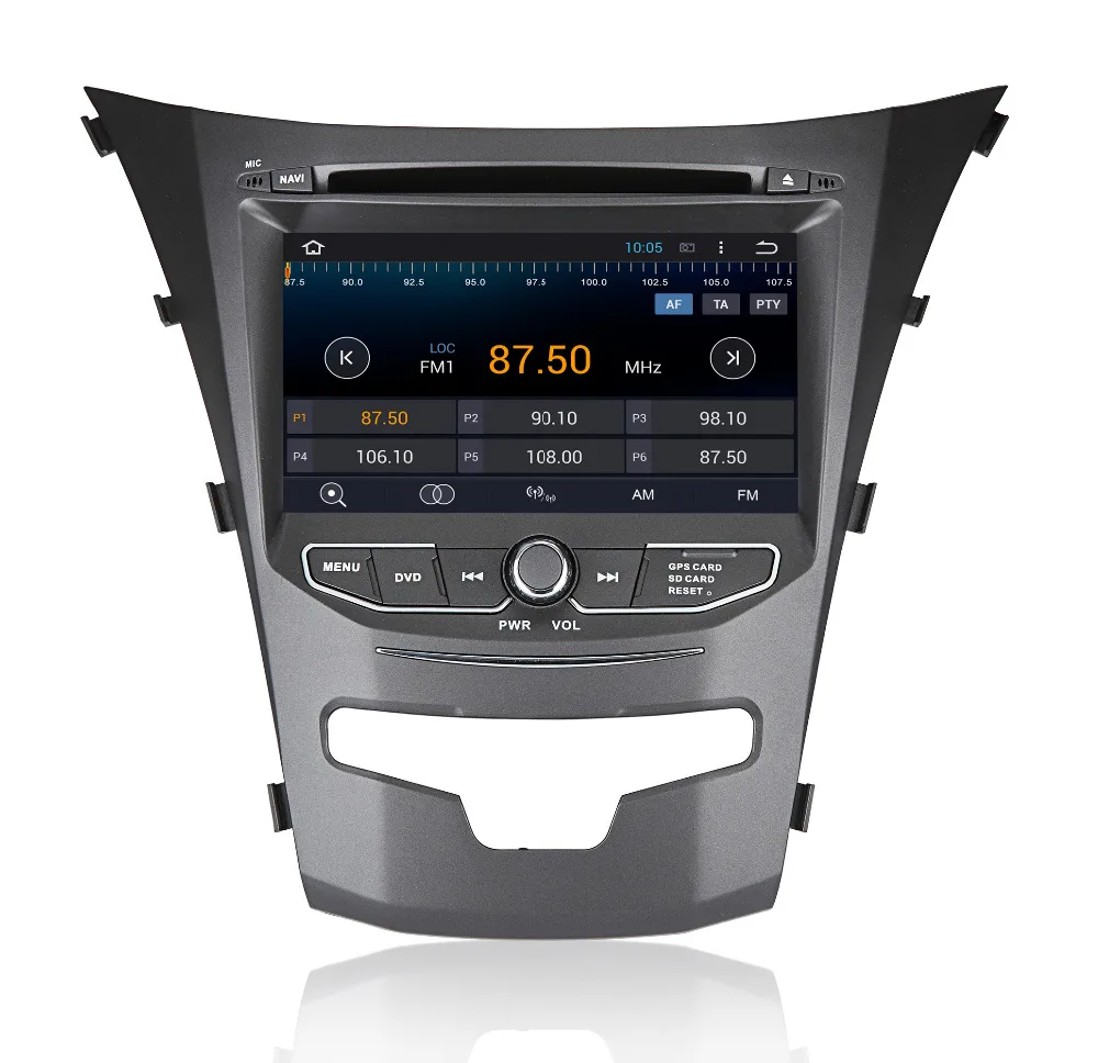 Top 2G RAM Octa Core Android 8.1 Car DVD GPS For Ssangyong Actyon Korando 2014 2015 Car Radio Stereo Car Video Audio Player Wifi 3G 4