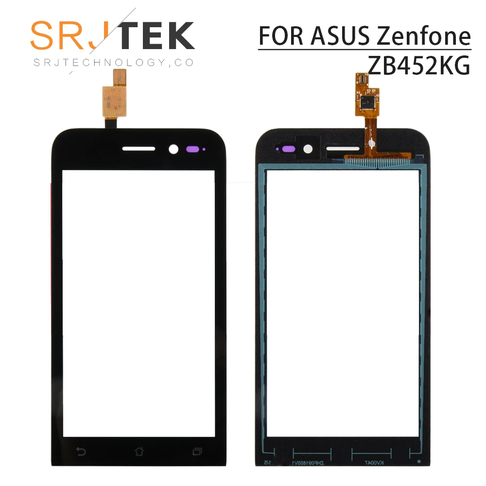 Srjtek 4 5 дюймовый сенсорный экран для Asus ZenFone Go ZB452KG дигитайзер стеклянная панель