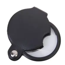 Mini Pocket 5X 45mm Folding Jewelry Magnifier Magnifying Eye Glass Loupe Lens black