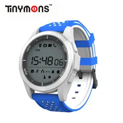F3 Смарт-часы Фитнес браслет Открытый спортивные часы Для мужчин силиконовой лентой цифровой IP68 Водонепроницаемый мужской часы для IOS и Android