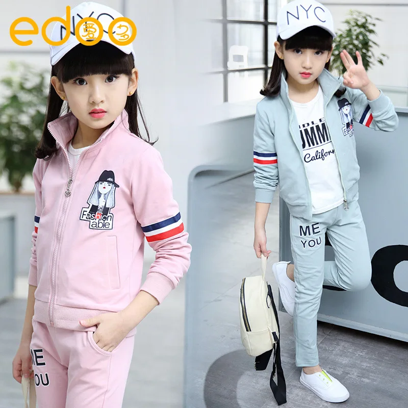 

Kids Clothing Set for Girls Suits 4 -13Y Girl Sports Set Active Girls Clothing Sets 2 or 3PCS Baby Girl Clothes Kids Clothes Set