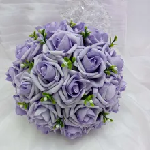 Букет невесты ручной работы Искусственный цветок розы Свадебные украшения Свадебный букет моделирование