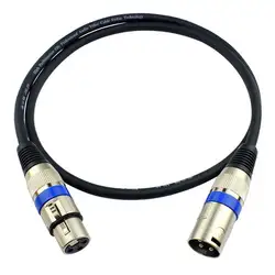 5FT XLR 3 Pin Male to Female микрофон аудио экранированный удлинитель