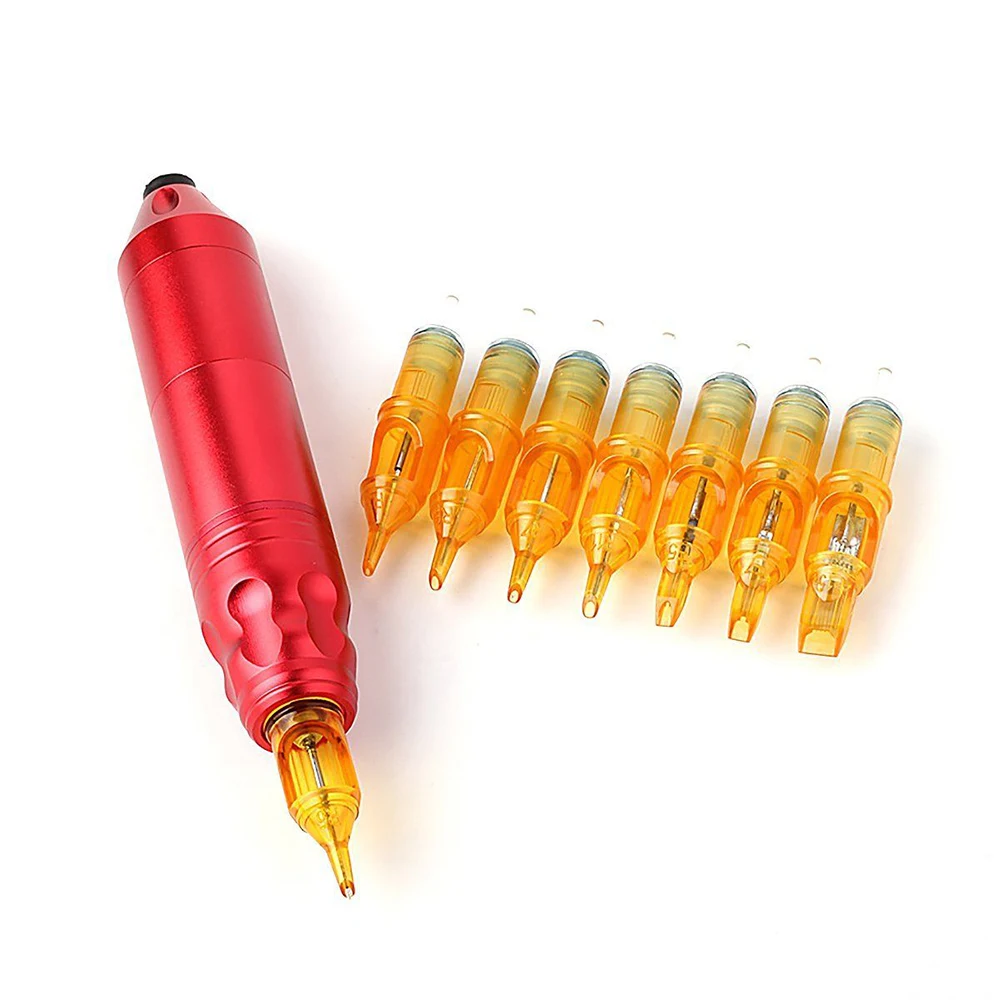 

10pcs Semi Permanent Tattoo Eyebrow Needles Cartridge Pen RL RM M1 RS Tattoo Machine Tools Supply 1RL 3RL 5RL 7RL 9RL 11RL 14RL