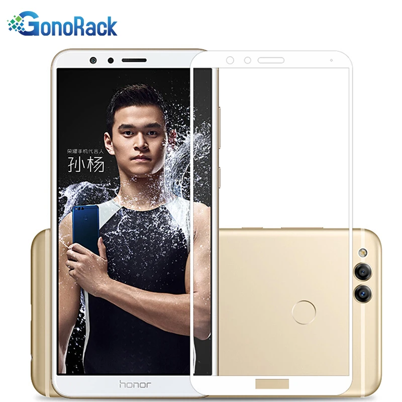 GonoRack полное покрытие закаленное Стекло для huawei Honor 7X5 93 &quotЭкран протектор 9 H