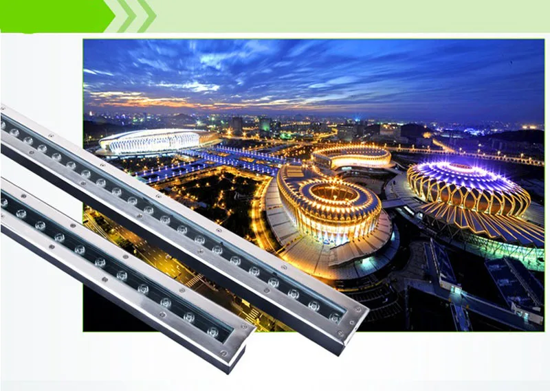 2 шт./лот 18 Вт теплый белый/RGB/Led напольная лампа высокой мощности подземный