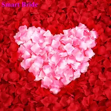 Лепестки роз из шелка, красного, розового, белого цветов, с роза лепестка, цветок, держащих букет невесты на свадьбе, аксессуары для украшения De Mariage Роза мариуг 1000 шт