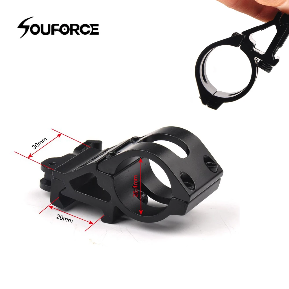 

Tactical 45 Degree Offset Mount Scope Ring with Quick Relase fit 20mm Picatinny Weaver Rail for Riflescope Hunting accessories