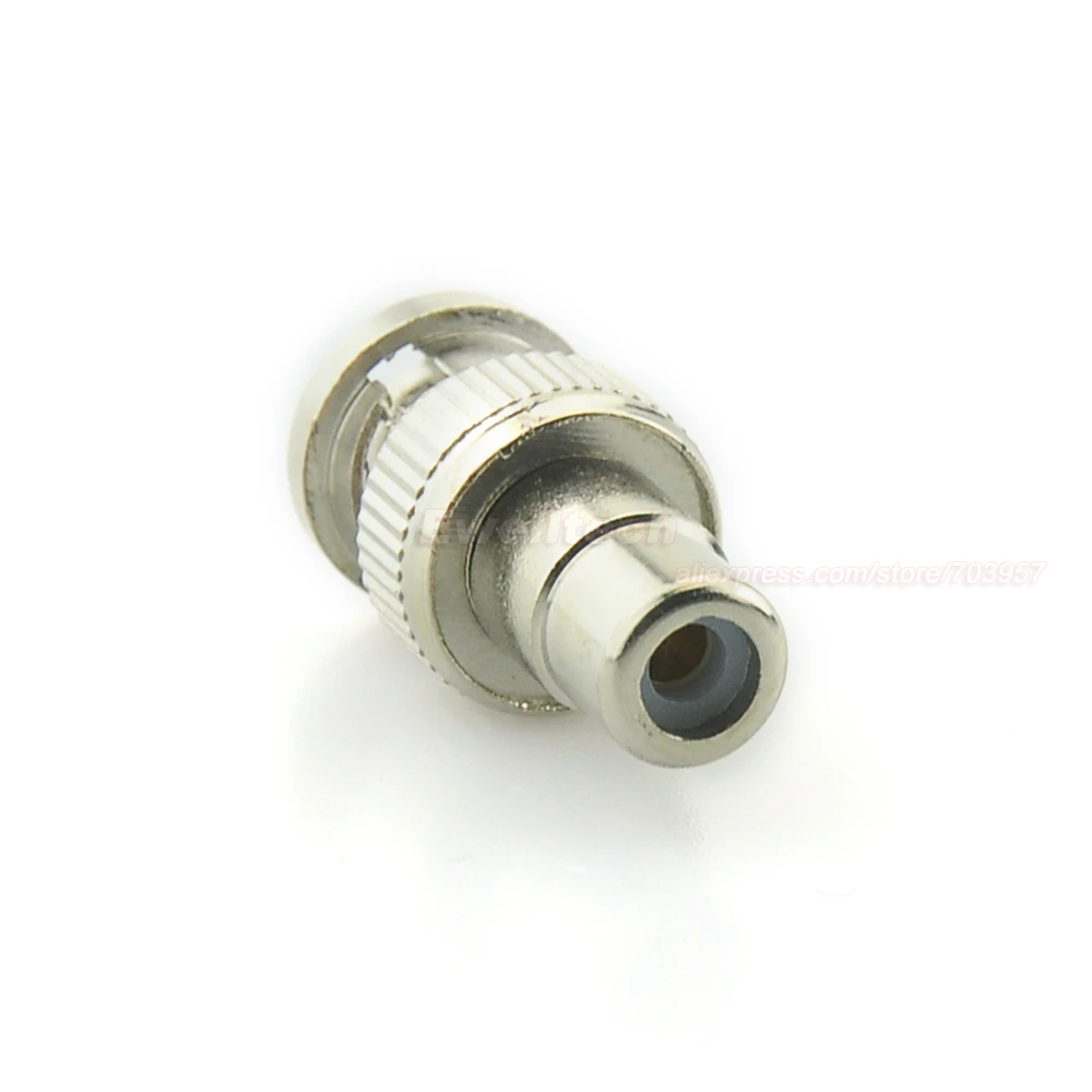 BNC Male to RCA Female Coax Cable Connector Adapter Coupler for CCTV Camera