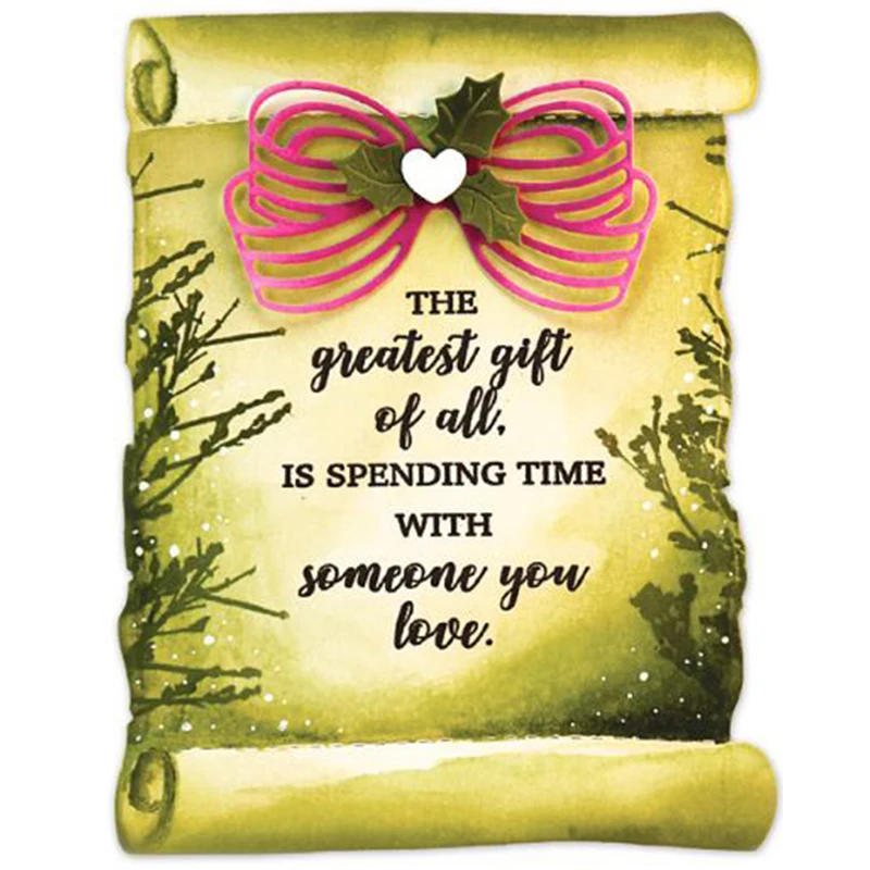 

Hollow Bow Leaves Metal Cutting Dies Stencil for DIY Scrapbooking Paper Cards Making Decorative Crafts Supplies New 2018 Diecut