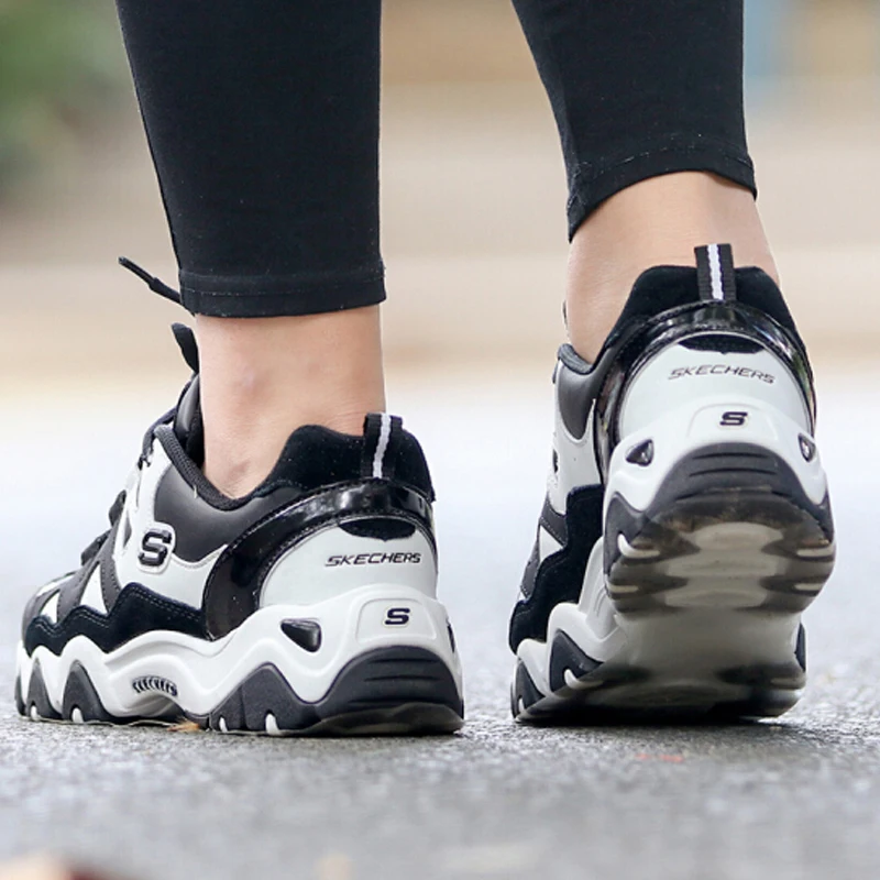 Skechers Primavera Estate D'lites Scarpe Donna Della Piattaforma Lace Up  Grosso Scarpe Da Donna Comode Traspirante Scarpe Da Donna 88888112  BLK|Women's Flats| - AliExpress