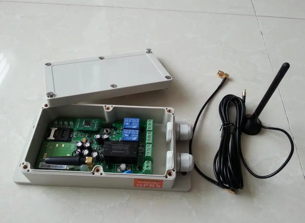 

200 users GPRS/GSM Gate/Door Opener SMS Remote Control Relay Switch controller KEY Automatic door,sliding, garage, swing gate