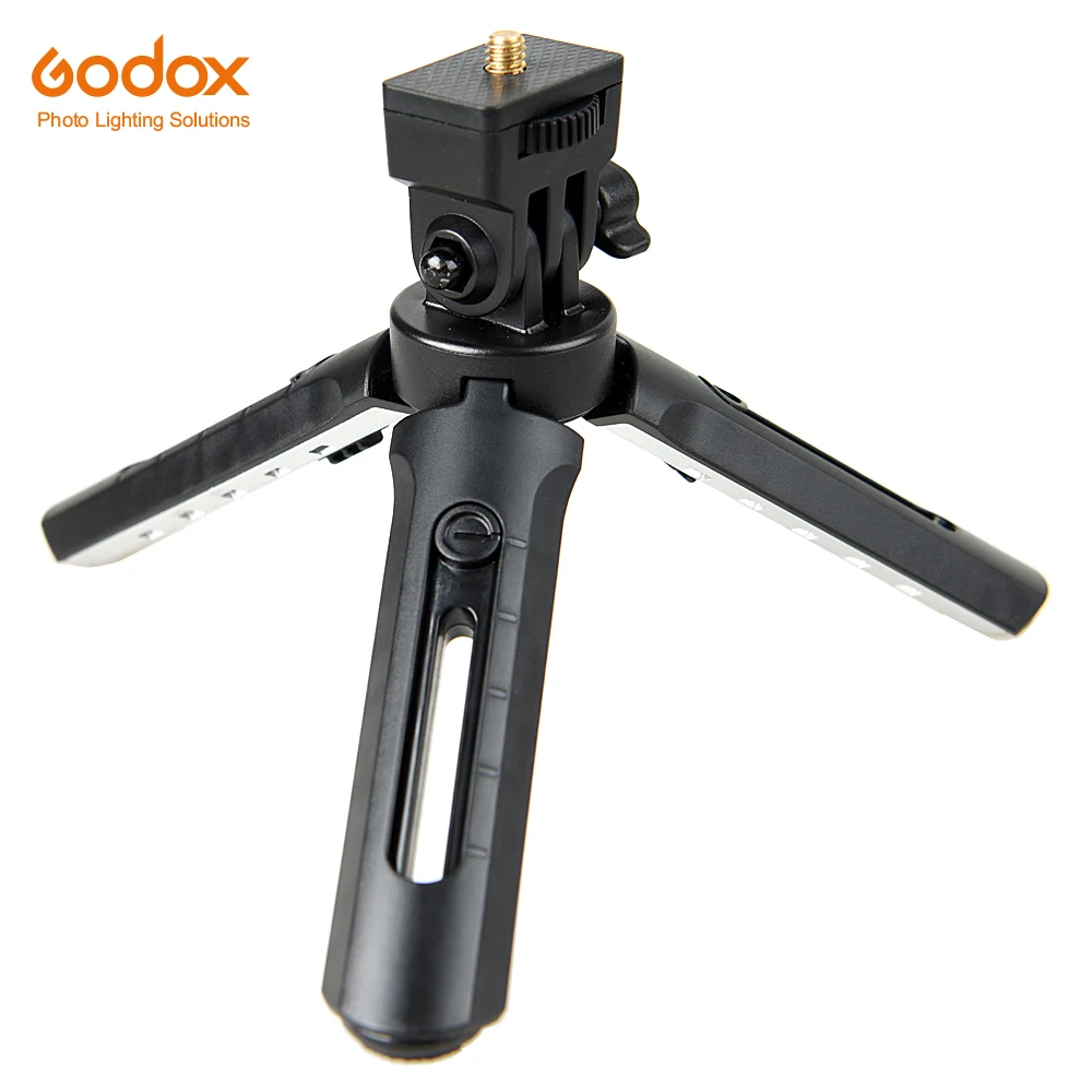 

Godox MT-01 Mini Tripod Folding Table top stand and Grip Stabilizer for Godox AD200 Godox A1 Digital Camera, DSLR, Video Camera