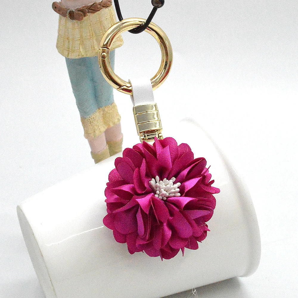 Buy 2016 Fashion Jewelry Women Flower Lady Key Chains