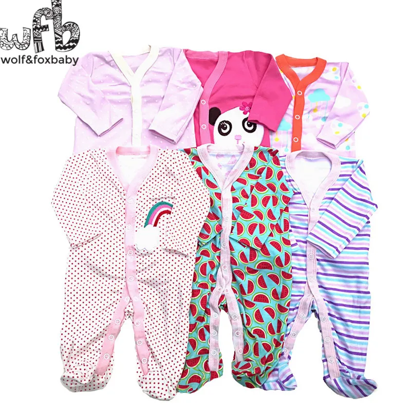 3 шт./Лот детское боди с длинным рукавом|baby infant|jumpsuits for newbornbaby baby |