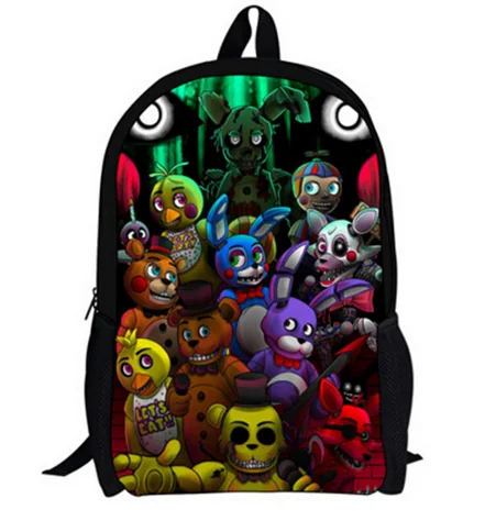 16 дюймов Five Nights At Freddy Детские рюкзаки сделанный на заказ Mochila Feminina ортопедическая детская дорожная сумка школьная сумка подростковый подарок - Цвет: 013