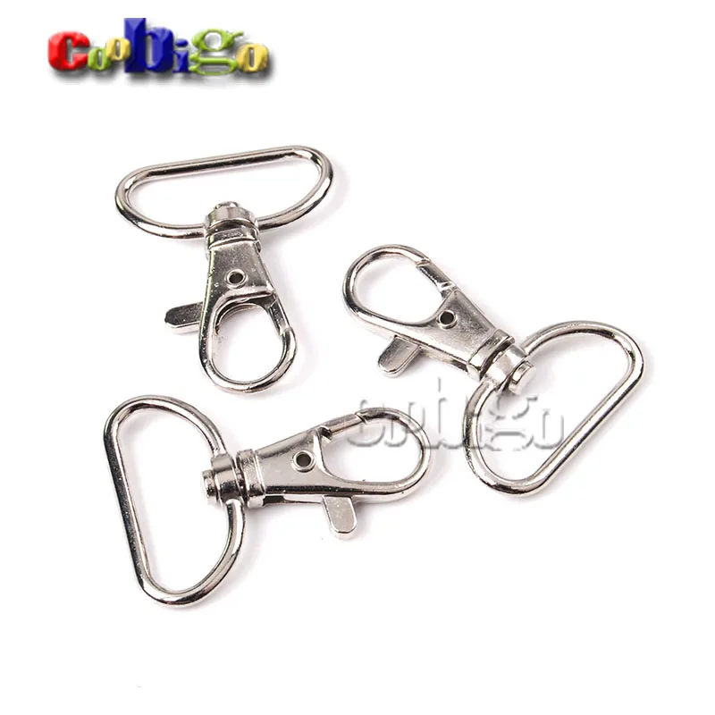 5pcs 1"(26mm)bing Strap Metal Lobster Clasps Snap Hooks Swivel Bag