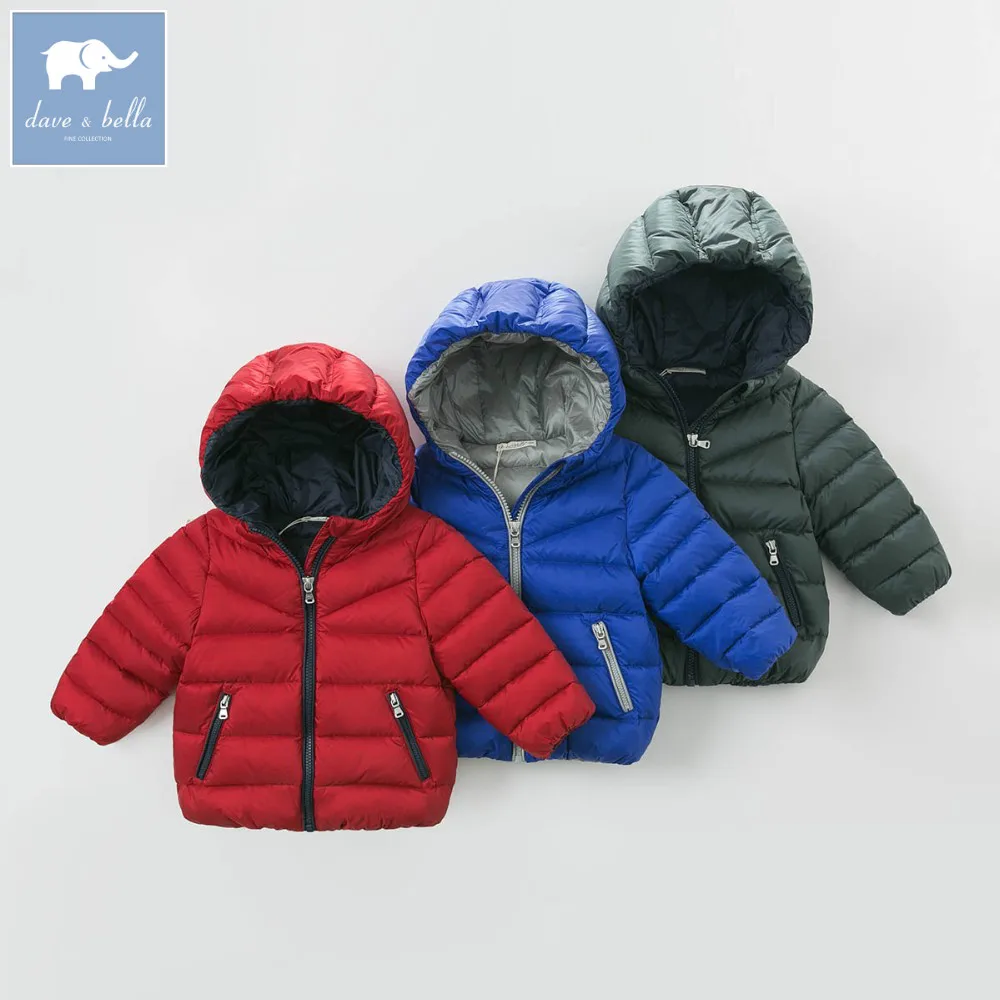 

DB4369 DAVEBELLA baby boy down jacket children winter outerwear kids padding jacket