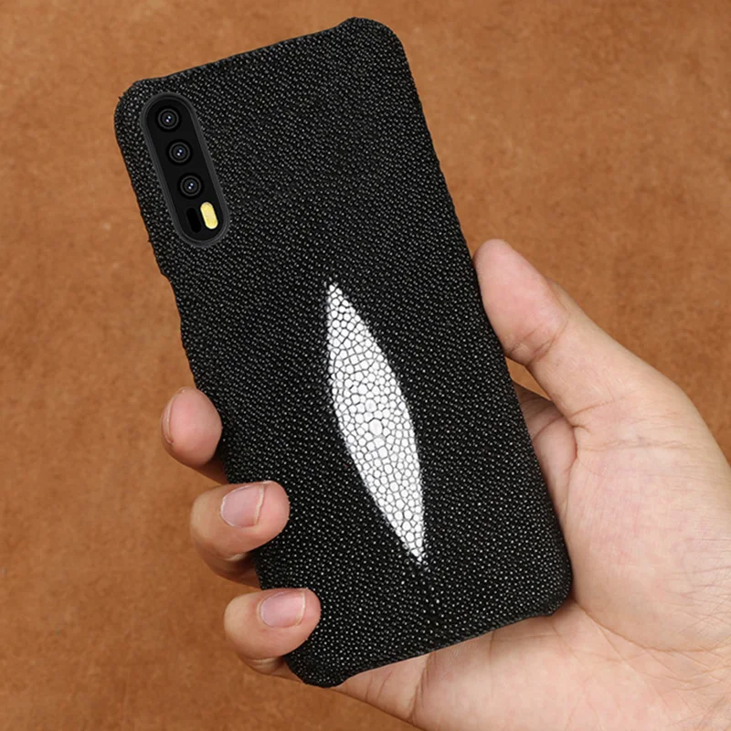 Luxury Phone Case For Huawei Mate 10 20 lite P10 20 Pro Lite case Pearl Fish skin cover For P Smart Honor 7X 8X 9 10 V20 case