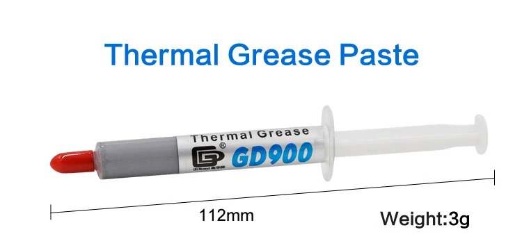 Светодиодный радиатор GD900 Термальность смазочная паста силиконовый пластырь с перцем чили для светодиодный чип компаунд Высокая производительность серый