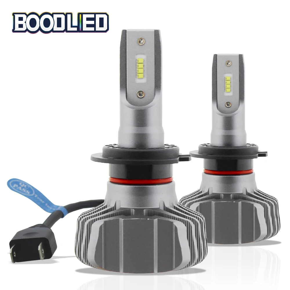 2pcs H7 LED Car Headlight H4/HB2/9003 Hi/Lo ZES Chips LED 9005 9006 H8