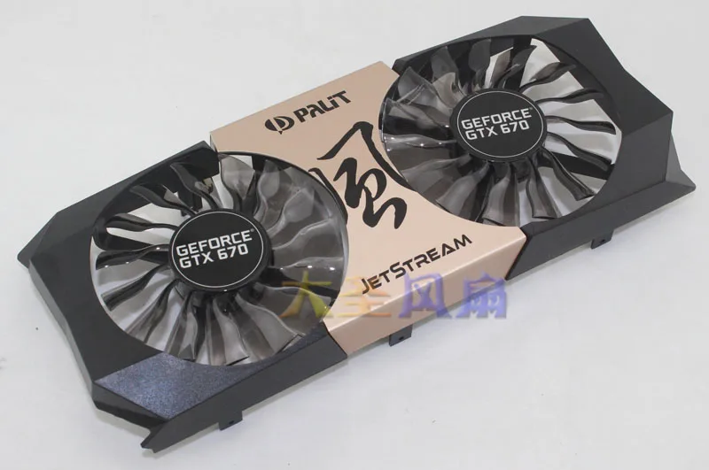 Оригинальный охлаждающий вентилятор для видеокарты PALIT JETSTREAM GEFORCE GTX660TI GTX670