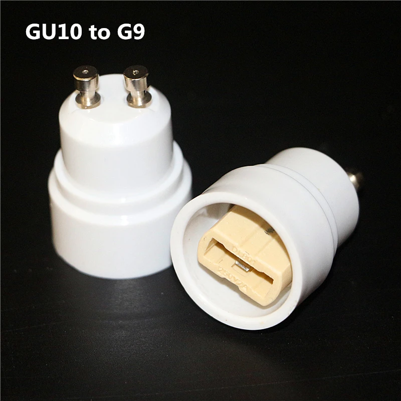 10 шт./лот огнеупорный материал GU10 цоколь лампы к E14 E27 G9 держатель конвертер