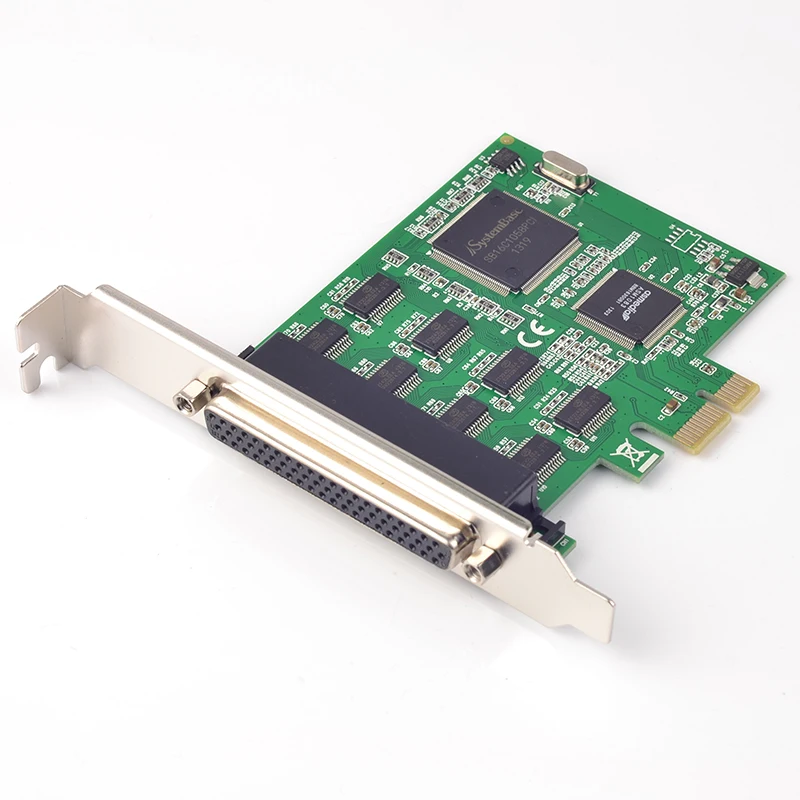 PCI-e до 8 последовательный RS232 порты pci-Express Multi I/O карты с Fan-out кабельный чип SystemBase