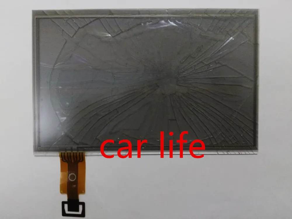 Top 8 pins Black glass touch Screen panel Digitizer Lens for ES240 ES250 ES300 ES350 car DVD player GPS navigation LTA070B2C0F LCD 3