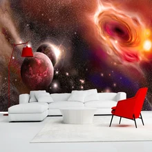 Современный творческий 3D фото обои звездное небо Млечный Путь 3D настенные фрески Гостиная тема отель фон Водонепроницаемый стены тканью